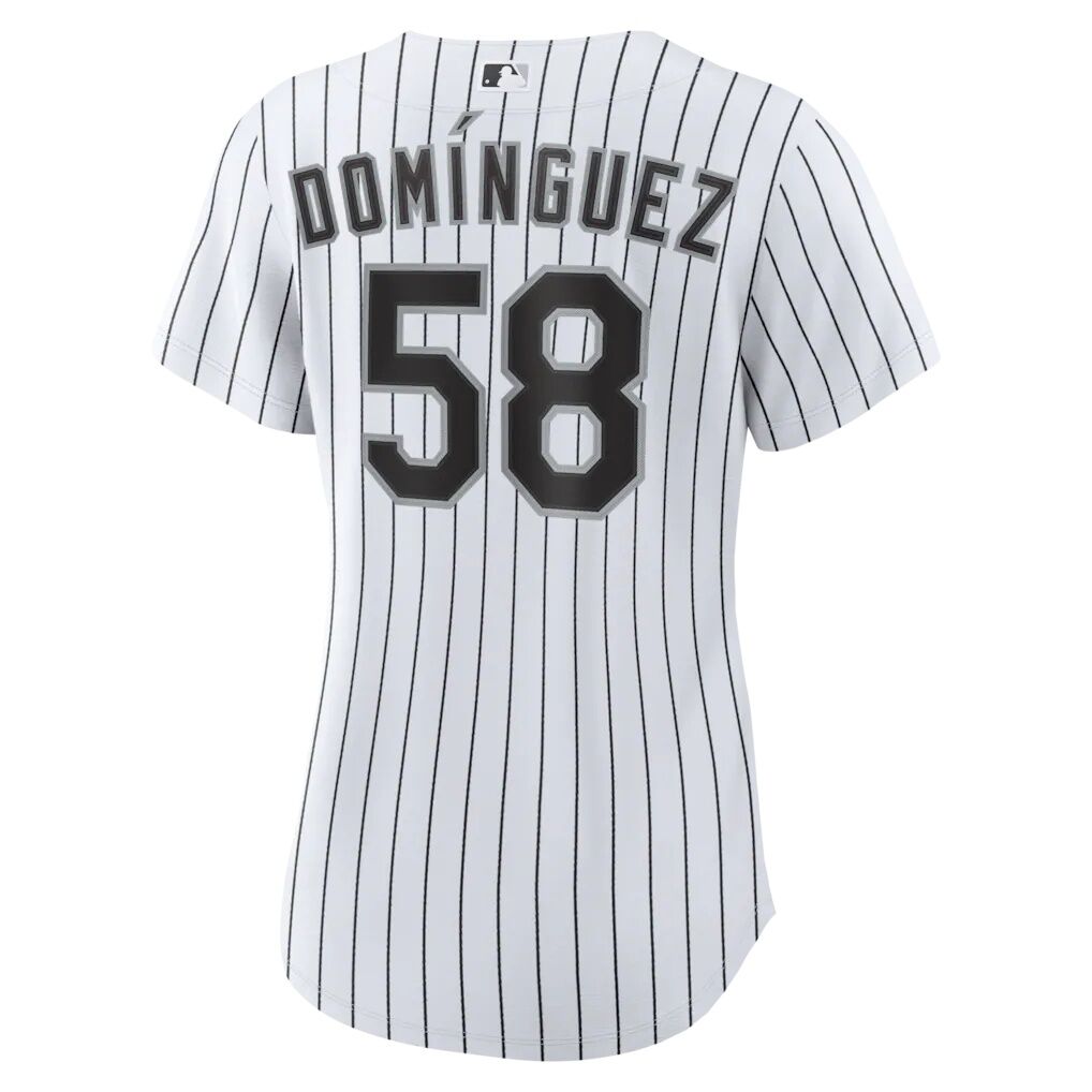 Seranthony Domínguez Chicago White Sox Nike Women's Home Replica Jersey