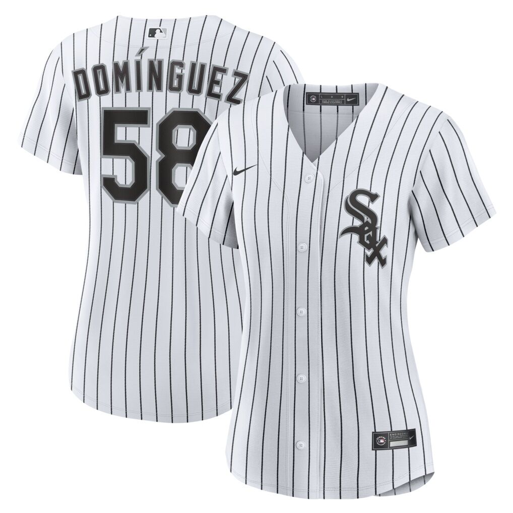 Seranthony Domínguez Chicago White Sox Nike Women's Home Replica Jersey