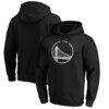 Golden State Warriors Pullover Hoodie - Black - Front View