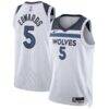 Anthony Edwards Minnesota Timberwolves Nike Unisex Swingman Jersey - White - Front View