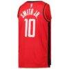 Jabari Smith Jr. Houston Rockets Nike Unisex Swingman Jersey - Red - Detail View
