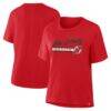 New Jersey Devils Fashion7 Women's Hometown Premium Legacy T-Shirt - Red - Front View