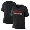 Chicago Blackhawks Fashion7 Women's Hometown Premium Legacy T-Shirt - Black - Front View