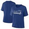 Tampa Bay Lightning Fashion7 Women's Hometown Premium Legacy T-Shirt - Blue - Front View