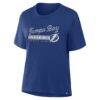 Tampa Bay Lightning Fashion7 Women's Hometown Premium Legacy T-Shirt - Blue - Side View