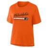Philadelphia Flyers Fashion7 Women's Hometown Premium Legacy T-Shirt - Orange - Side View