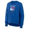 New York Rangers Fashion7 Women's Oversized Breakaway Sweatshirt - Blue - Side View