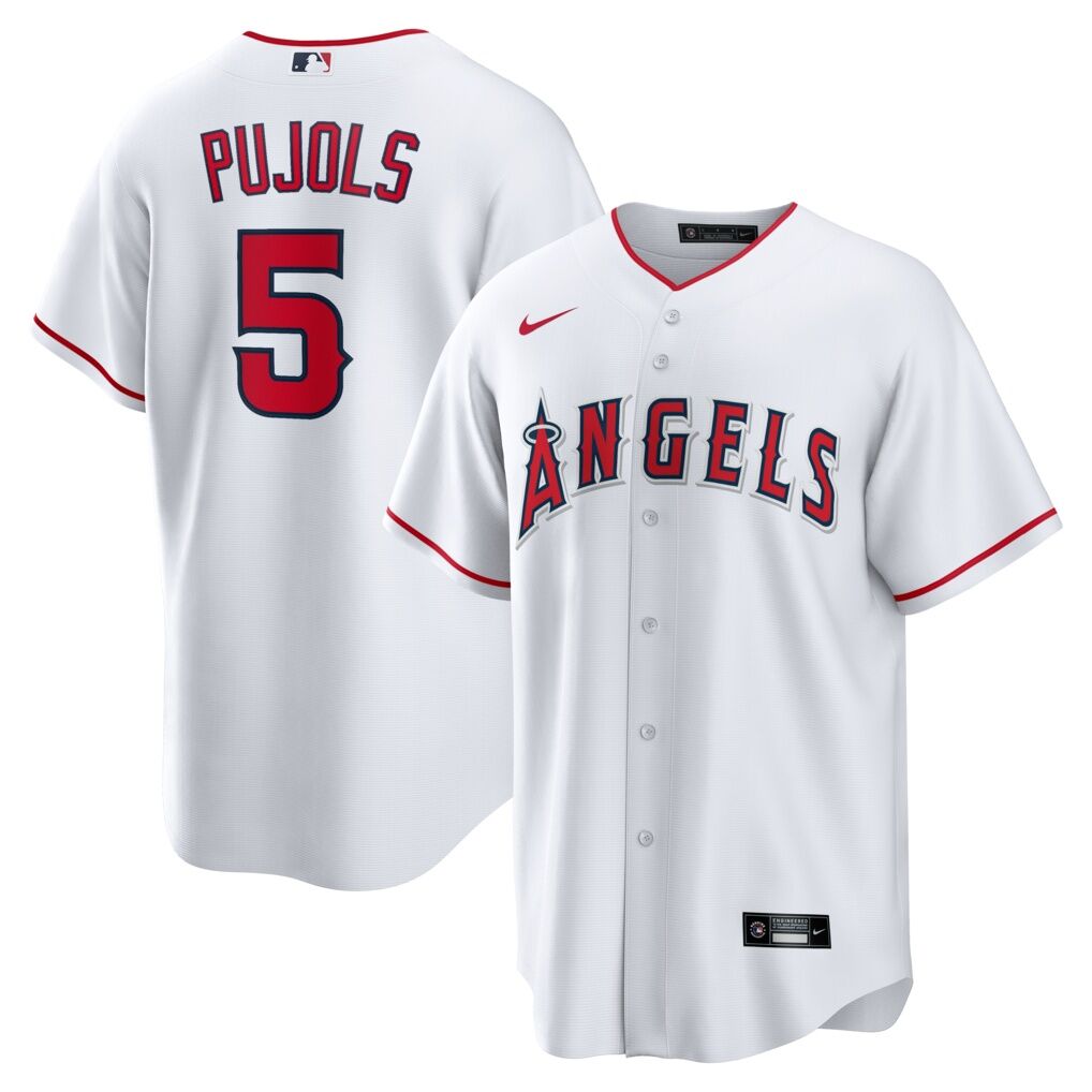 Albert Pujols Los Angeles Angels Nike Home Retired Player Replica Jersey