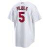 Albert Pujols St. Louis Cardinals Nike Home Retired Player Replica Jersey - White - Detail View
