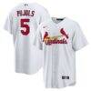 Albert Pujols St. Louis Cardinals Nike Home Retired Player Replica Jersey - White - Front View