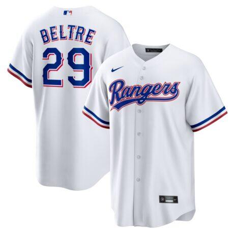 Adrian Beltre Texas Rangers Nike Home Retired Player Replica Jersey - White - Front View