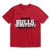 Chicago Bulls Bleacher Report x Mitchell & Ness Unisex World Tour T-Shirt - Red - Back View