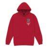 Chicago Bulls Bleacher Report x Mitchell & Ness Unisex Backstage Crew Pullover Hoodie - Red - Side View