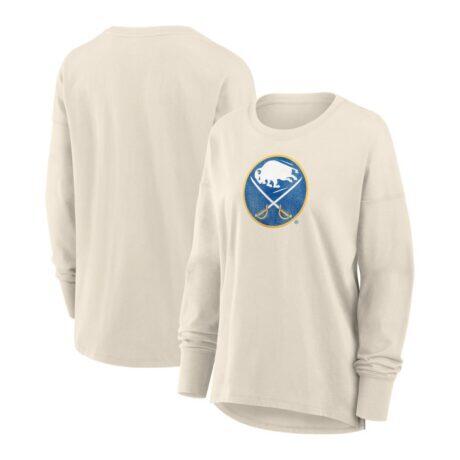 Buffalo Sabres Fashion7 Women's Distressed Logo Long Sleeve T-Shirt