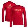 Atlanta United FC adidas Local Pop AEROREADY Long Sleeve T-Shirt - Red - Front View