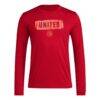 Atlanta United FC adidas Local Pop AEROREADY Long Sleeve T-Shirt - Red - Side View