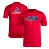 FC Dallas adidas Local Pop AEROREADY T-Shirt - Red - Front View