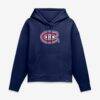 Montreal Canadiens Fashion7 Women's Hoodie - Navy - Front View