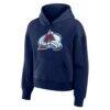Colorado Avalanche Fashion7 Women's Essential Hoodie - Navy - Side View