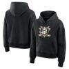 Anaheim Ducks Fashion7 Women's Essential Hoodie - Black - Front View