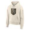 Vegas Golden Knights Fashion7 Women's Hoodie - Cream - Side View
