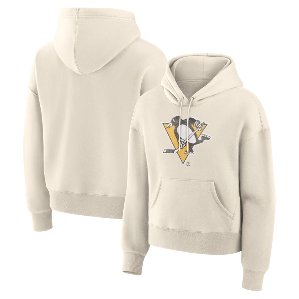 Pittsburgh Penguins Fashion7 Women's Distressed Logo Hoodie