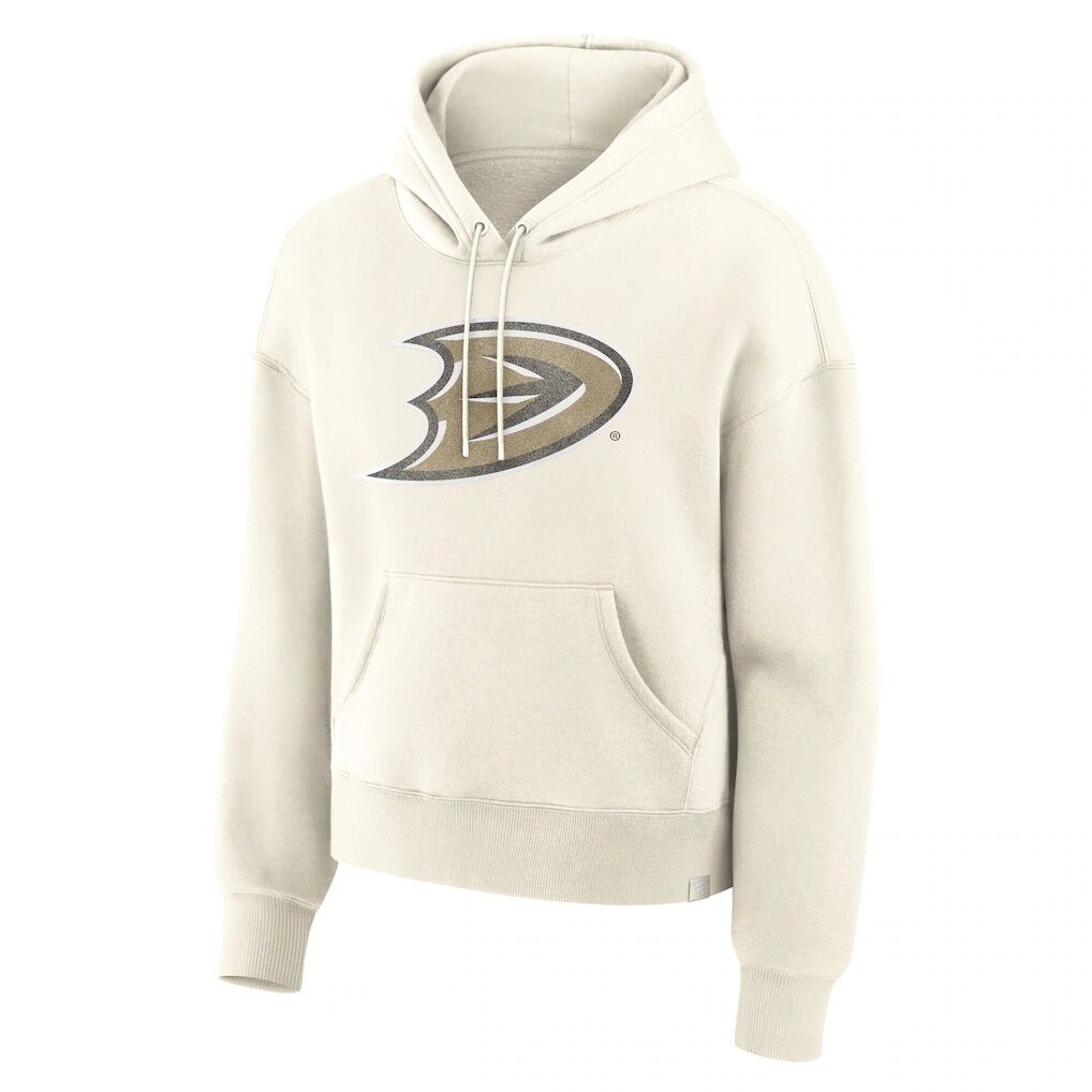 Anaheim Ducks Fashion7 Women's Distressed Logo Hoodie