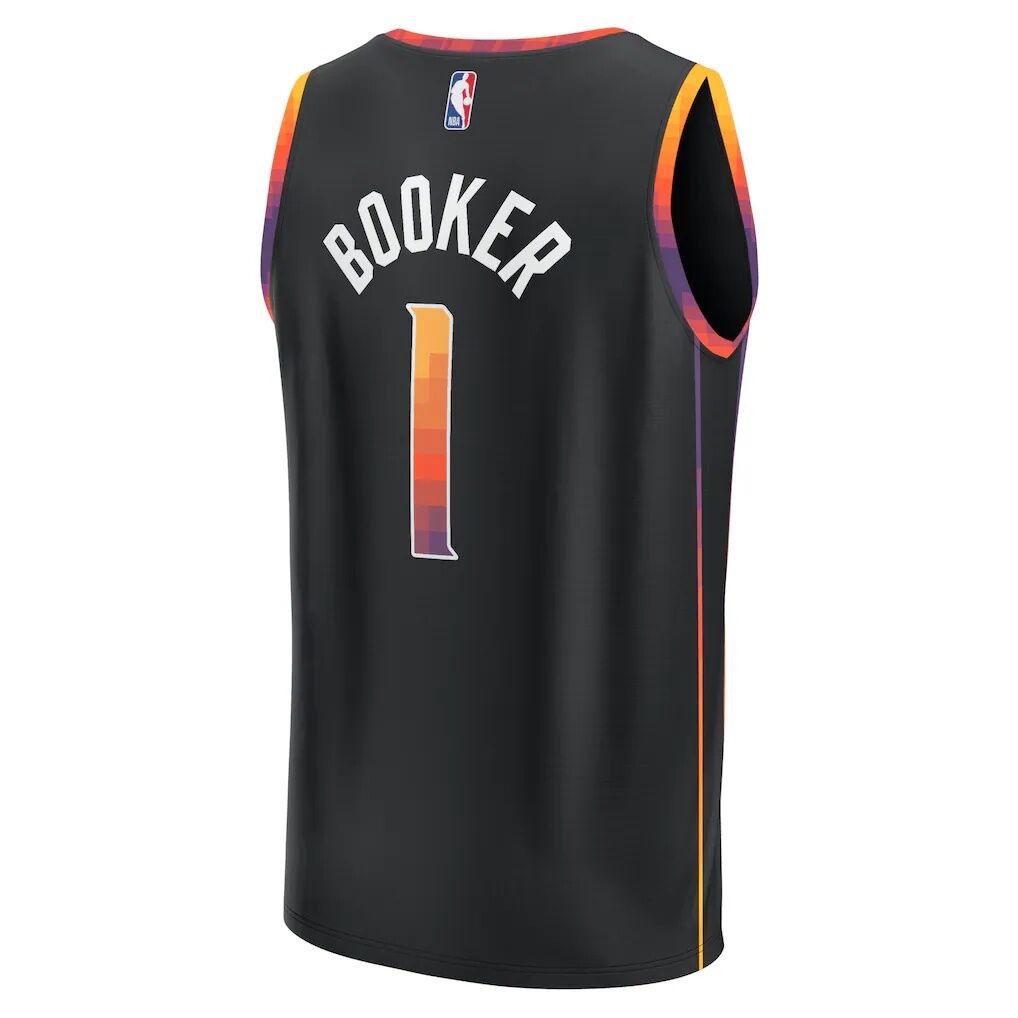Devin Booker Phoenix Suns Fashion7 Youth Fast Break Player Jersey - Statement Edition