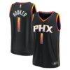 Devin Booker Phoenix Suns Fashion7 Youth Fast Break Player Jersey - Black - Front View