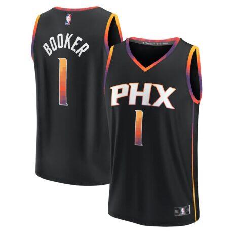 Devin Booker Phoenix Suns Fashion7 Youth Fast Break Player Jersey - Statement Edition