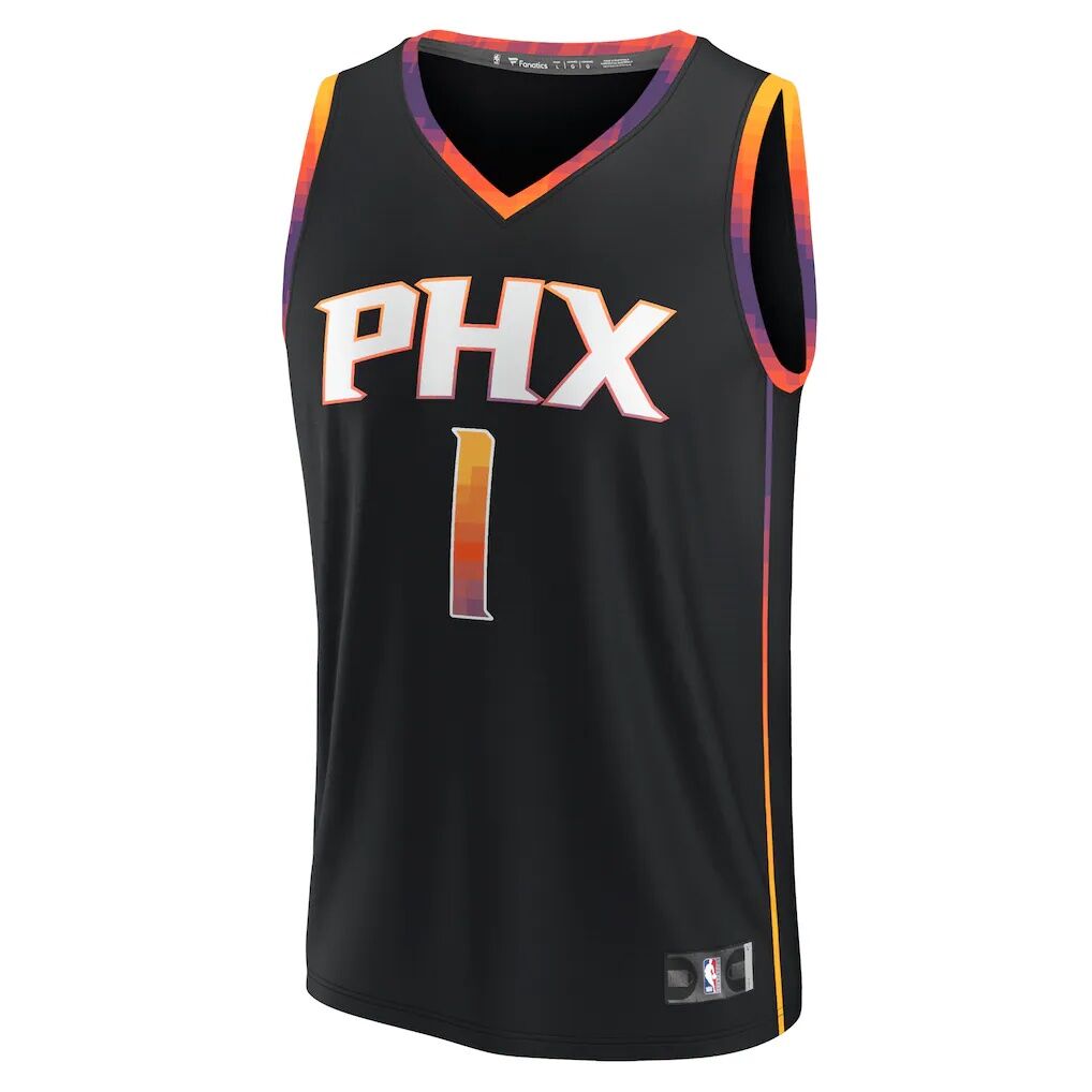 Devin Booker Phoenix Suns Fashion7 Youth Fast Break Player Jersey - Statement Edition