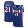 Joel Embiid Philadelphia 76ers Fashion7 Fast Break Replica Jersey - Icon Edition - - Front View