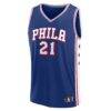 Joel Embiid Philadelphia 76ers Fashion7 Fast Break Replica Jersey - Icon Edition - - Side View
