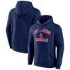 St. Louis Cardinals Logo Athletic Heart & Soul Hoodie - Navy - Front View