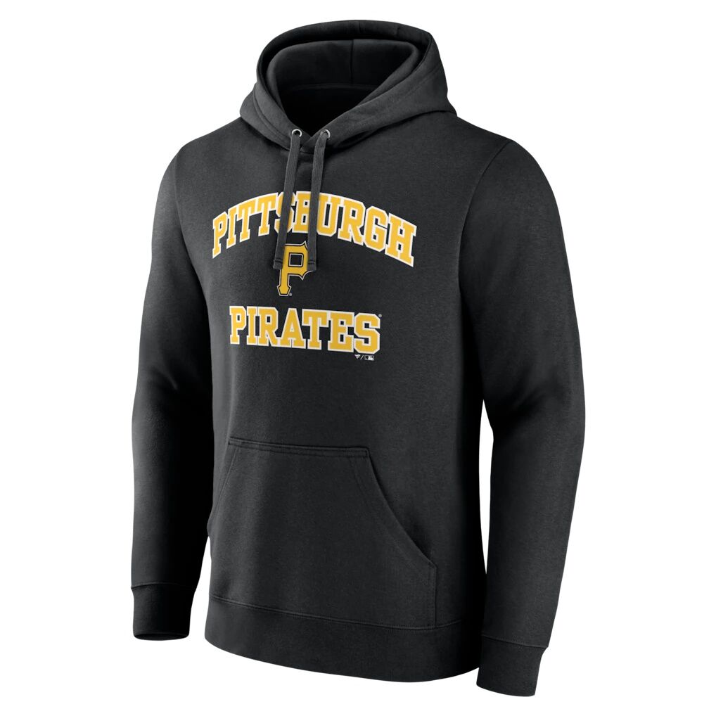 Pittsburgh Pirates Logo Athletic Heart & Soul Hoodie