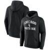 Chicago White Sox Logo Athletic Heart & Soul Hoodie - Black - Front View