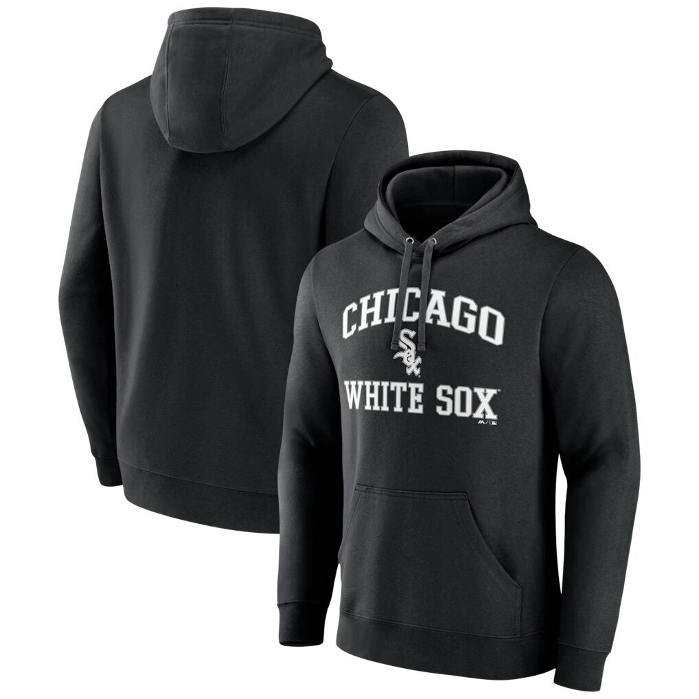 Chicago White Sox Logo Athletic Heart & Soul Hoodie