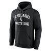 Chicago White Sox Logo Athletic Heart & Soul Hoodie - Black - Side View