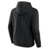 Colorado Rockies Logo Athletic Heart & Soul Hoodie - Black - Detail View