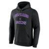 Colorado Rockies Logo Athletic Heart & Soul Hoodie - Black - Side View