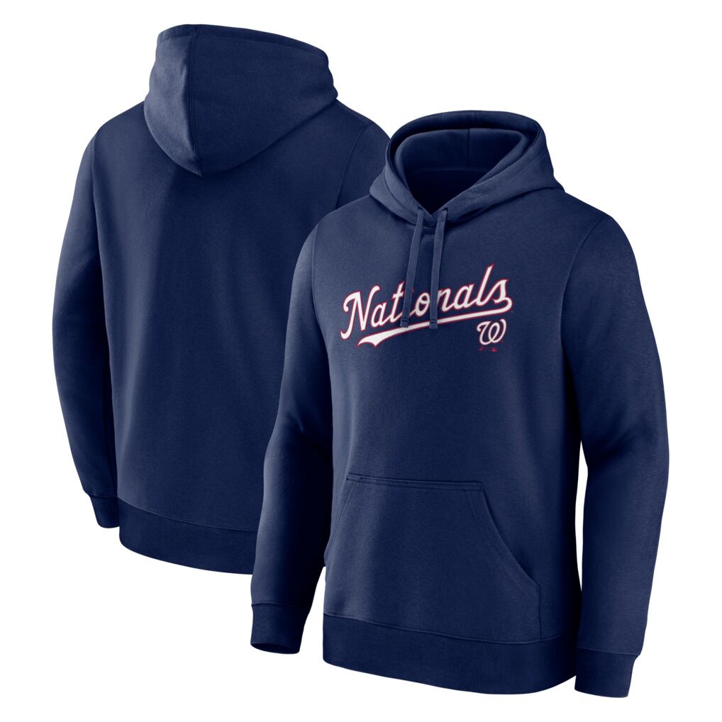 Washington Nationals Logo Athletic Wordmark Hoodie