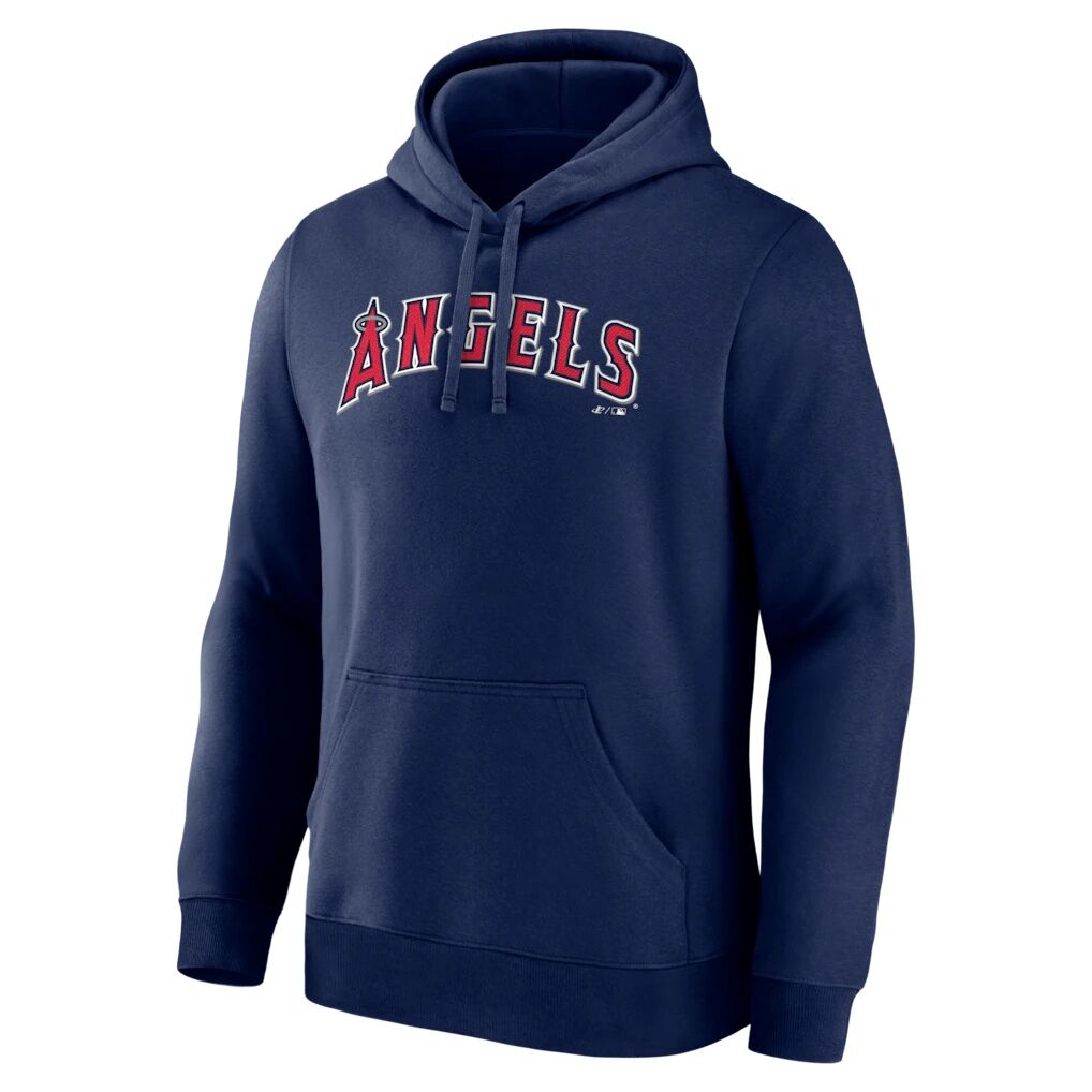 Los Angeles Angels Logo Athletic Wordmark Hoodie