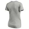 Boston Red Sox Logo Athletic Women's Official Logo Athletic V-Neck T-Shirt - Gray - Side View