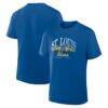 St. Louis Blues Fashion7 Legacy Cross Check T-Shirt - Blue - Front View