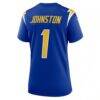 Quentin Johnston Los Angeles Chargers Nike Women's Alternate Game Jersey - - Detail View