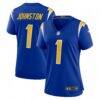 Quentin Johnston Los Angeles Chargers Nike Women's Alternate Game Jersey - - Front View