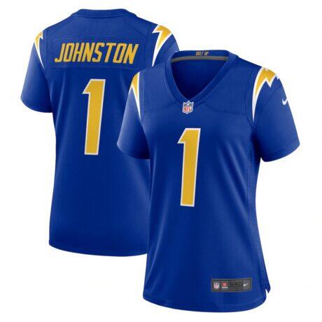 Quentin Johnston Los Angeles Chargers Nike Women's Alternate Game Jersey - - Front View