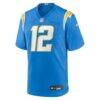Derius Davis Los Angeles Chargers Nike Team Game Jersey - - Side View
