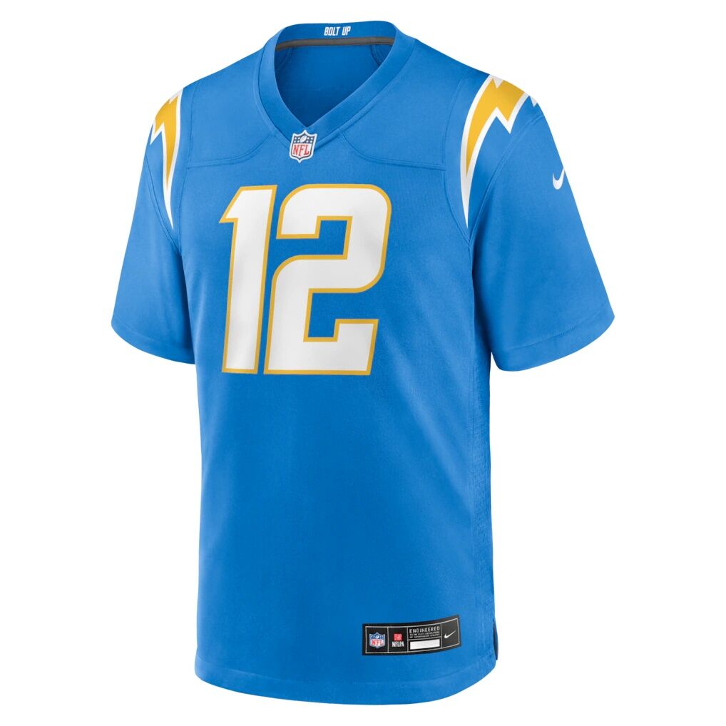 Derius Davis Los Angeles Chargers Nike Team Game Jersey - Powder Blue