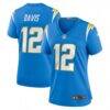 Derius Davis Los Angeles Chargers Nike Women's Team Game Jersey - - Front View